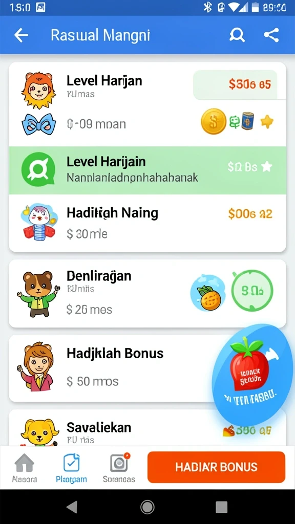 king138 - Screenshot menampilkan fitur interaksi sosial antar pemain.