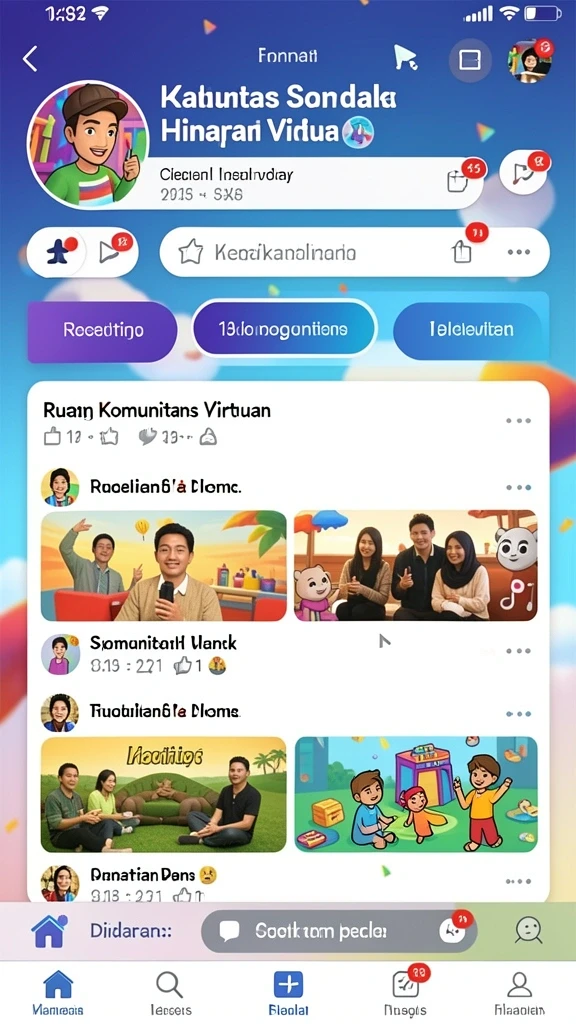mataramtoto - Halaman utama aplikasi dengan desain menarik.
